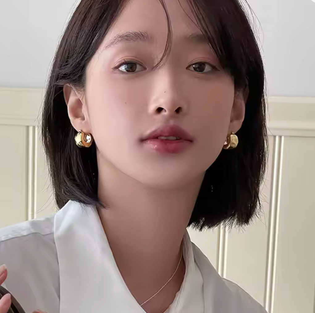 2026 French Luxury Textured Hoop Earrings